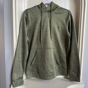 Adidas Climawarm Olive Green Long Sleeve Hoodie Size M